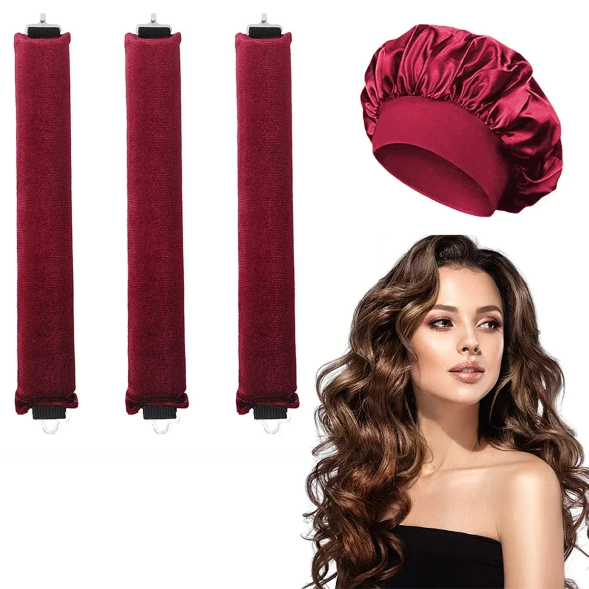 LuxeWave Heatless Curling Kit