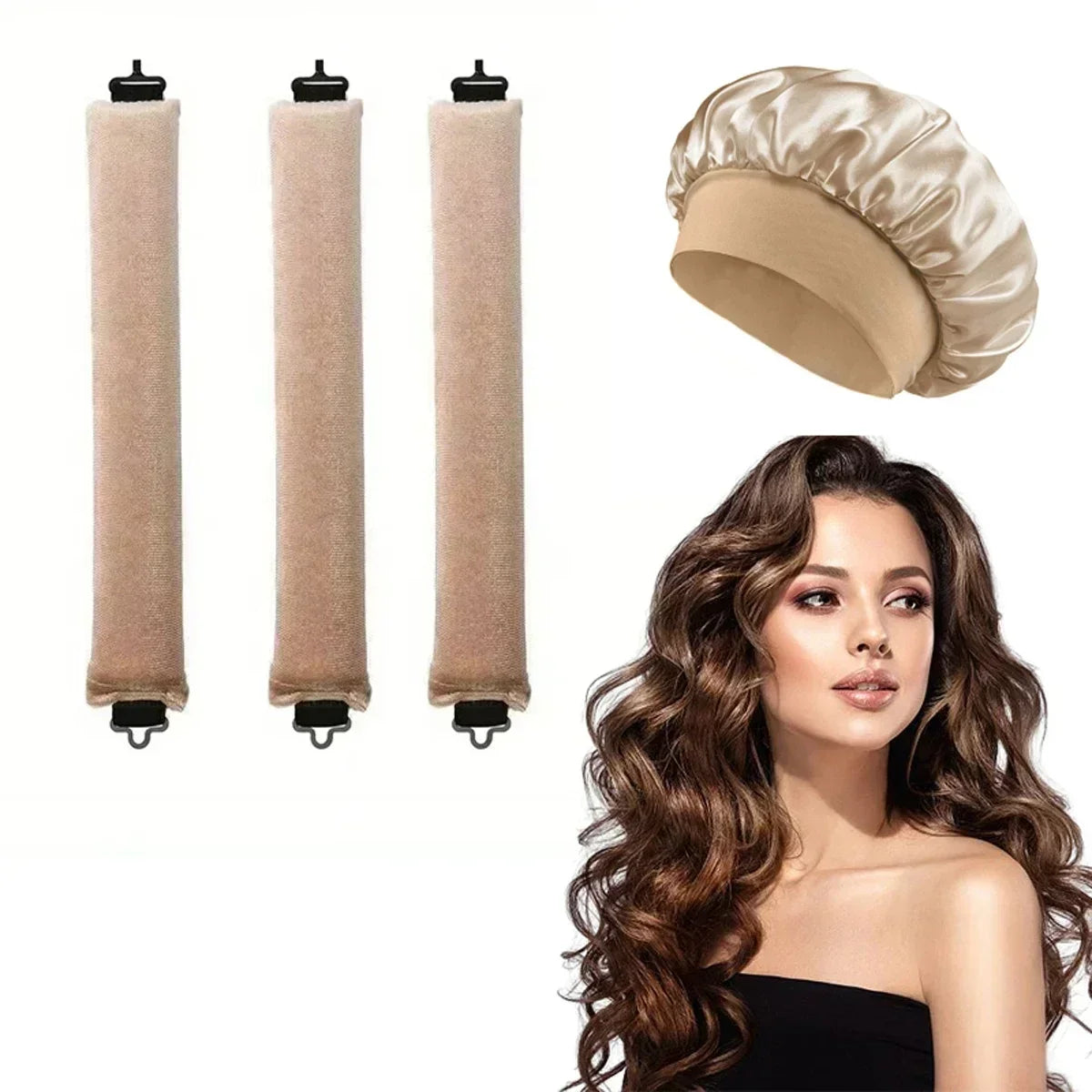 LuxeWave Heatless Curling Kit